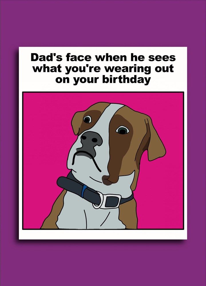 Shocked Dog Meme Card