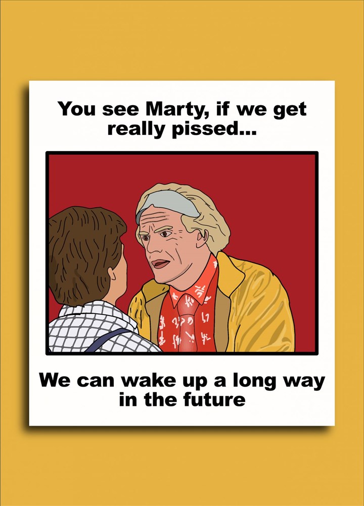 Back To The Future Meme Card