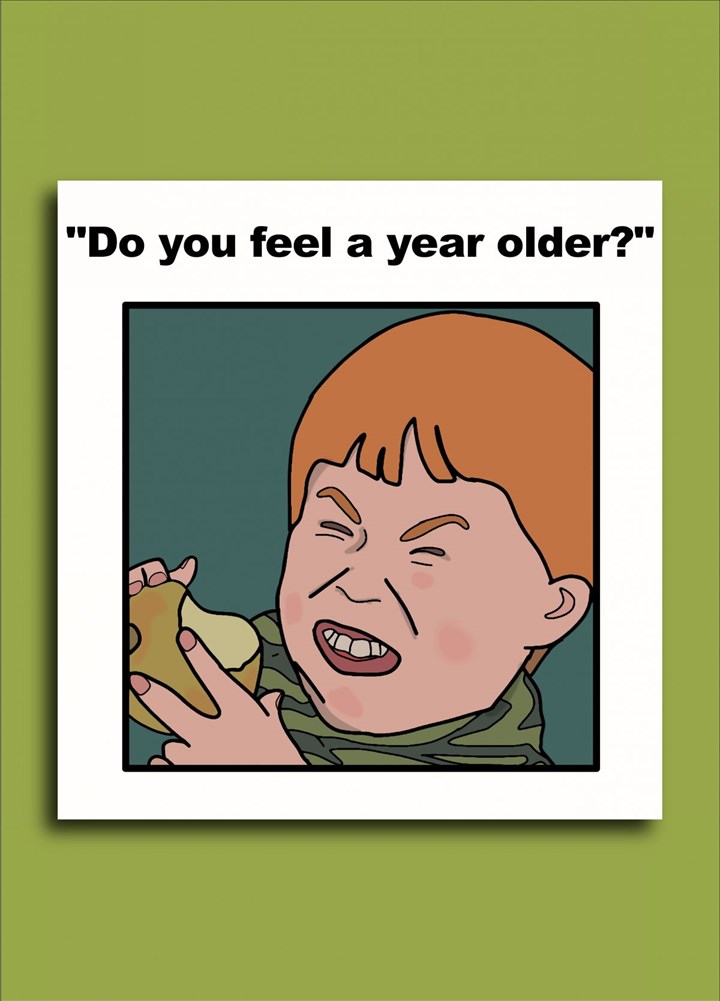 Laughing Ginger Kid Meme Card