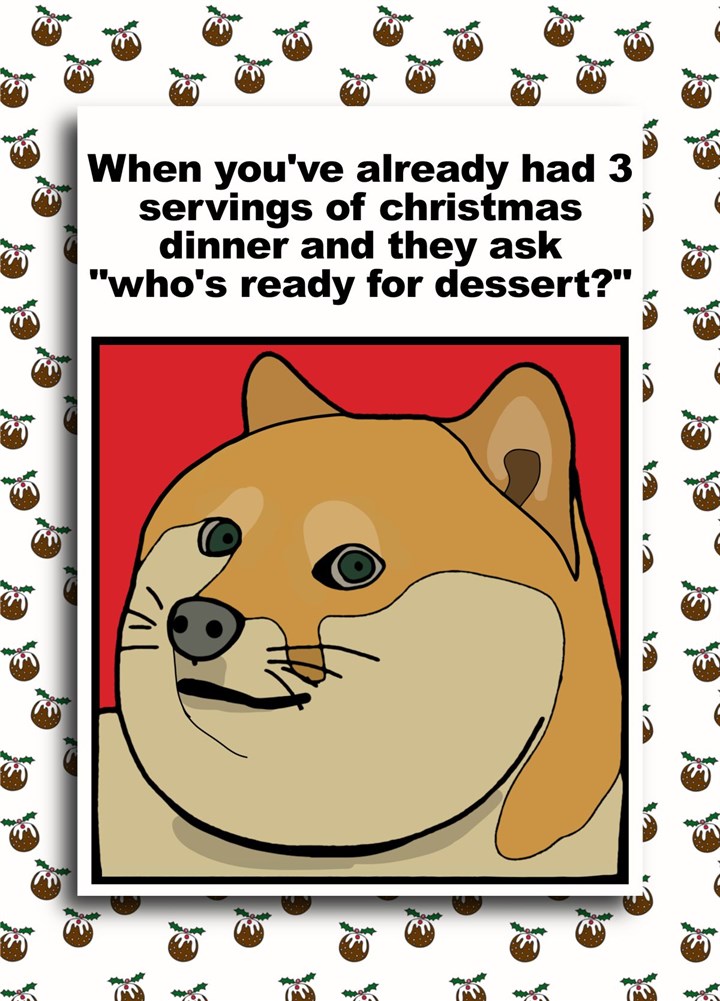 Doge (Xmas) Meme Card