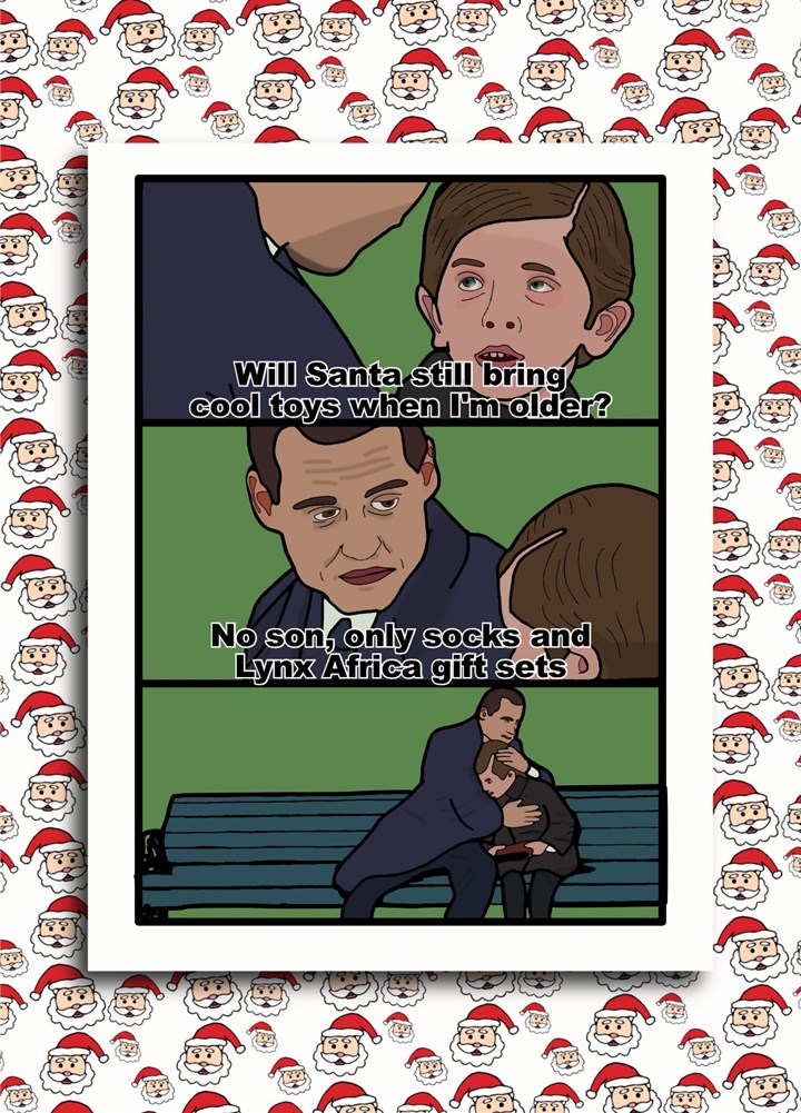 The Crying Boy (Xmas) Meme Card