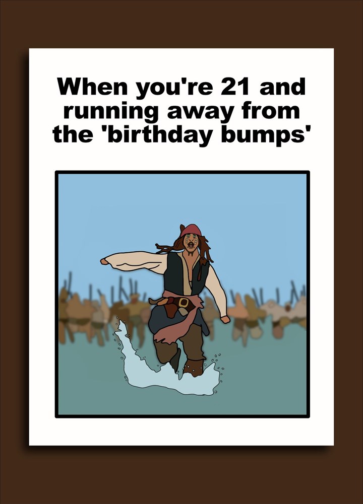 Captain Jack Sparrow (21) Meme Card