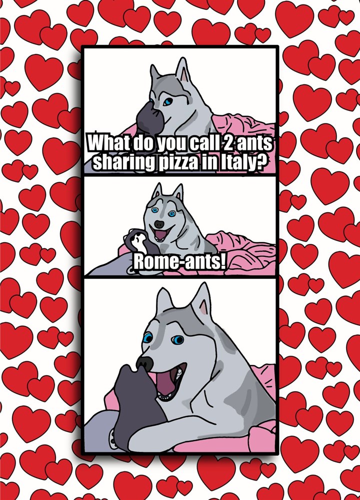 Commedian Dog Valentine's Meme