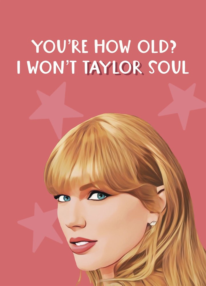 Taylor Swift Birthday Card