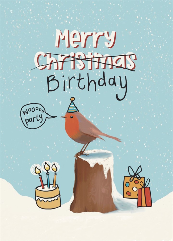 Merry December BirthdayCard