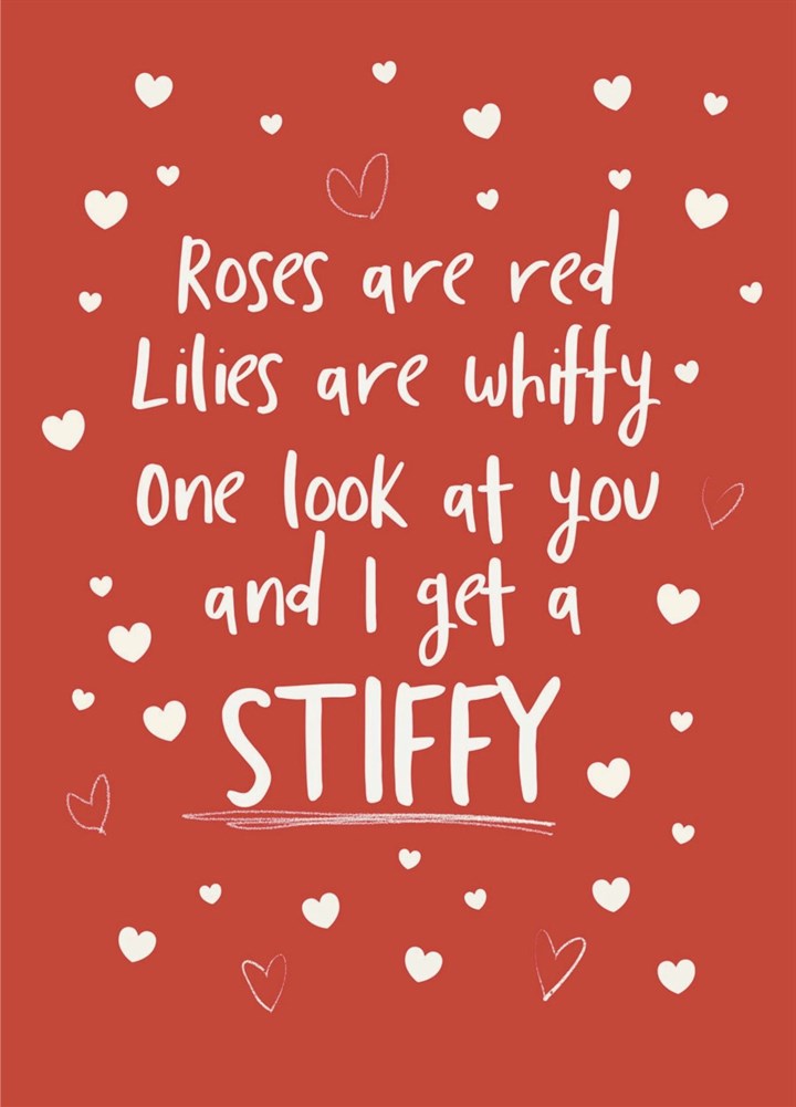 Stiffy Poem Valentine's Card