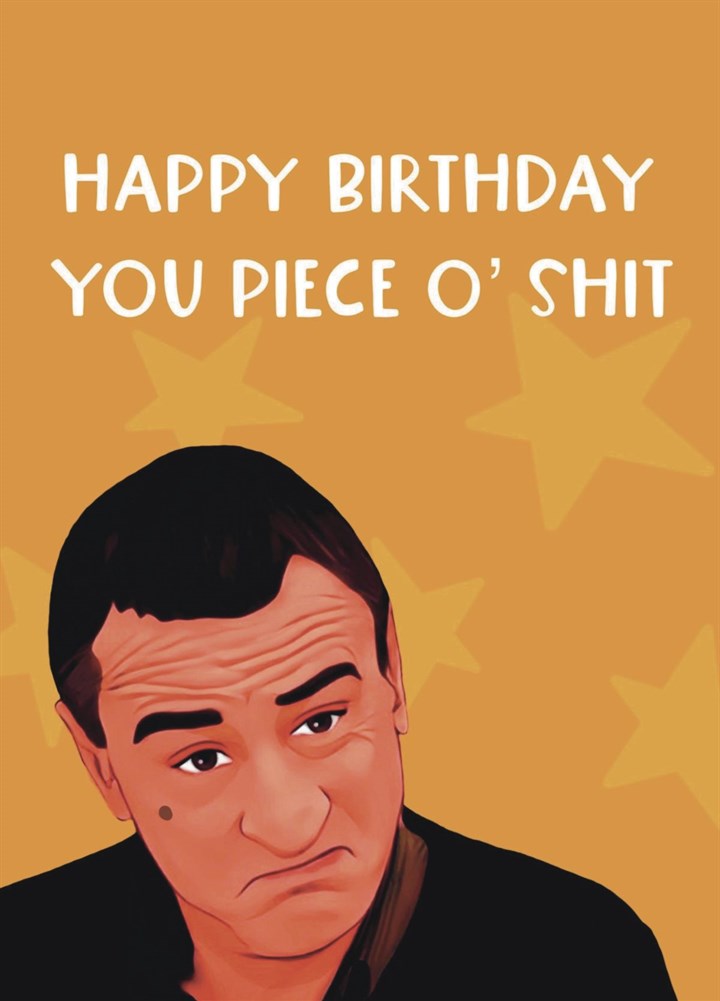 Happy Birthday Robert De Niro Card
