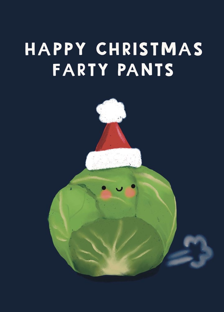 Merry Christmas Farty Pants Card