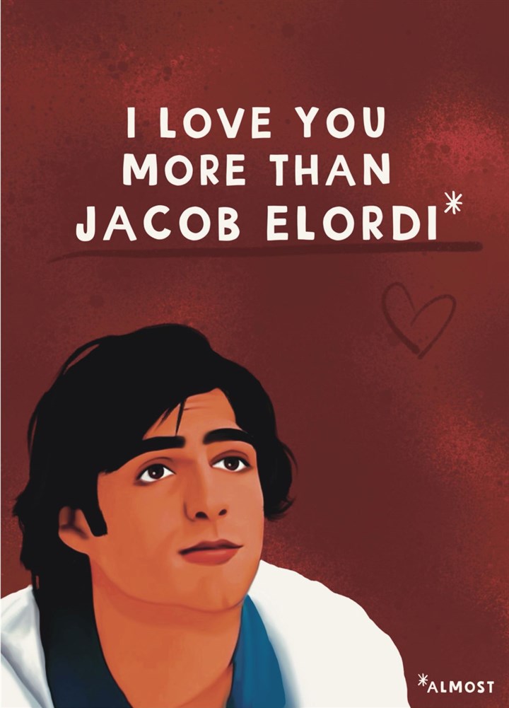 Love You More Than Jacob Valentine's Day Card