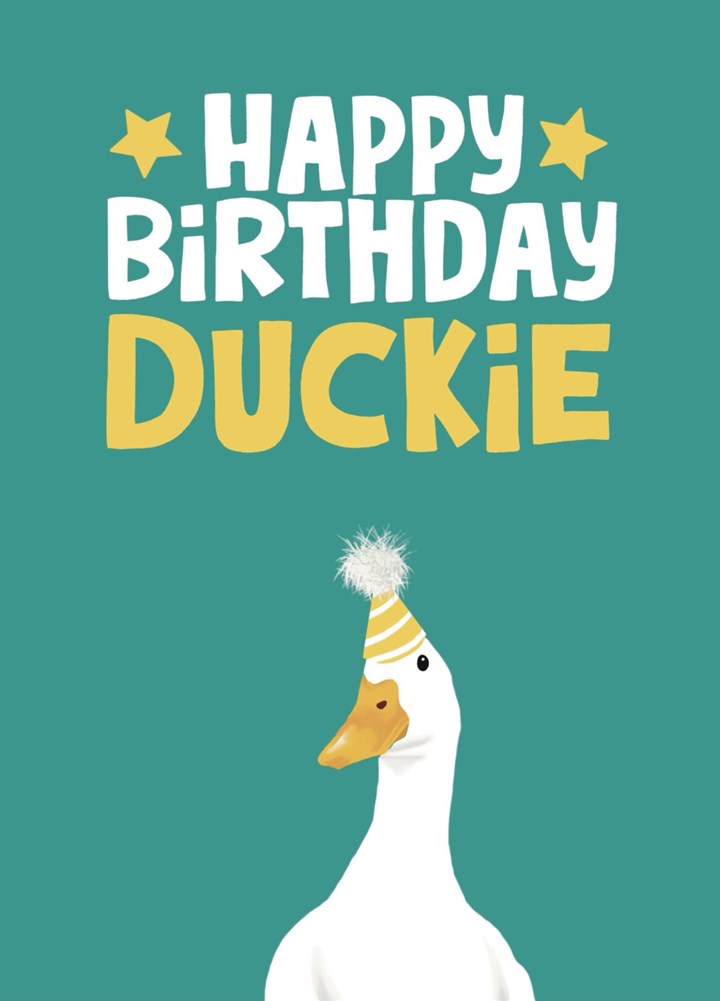 Happy Birthday Duckie Card