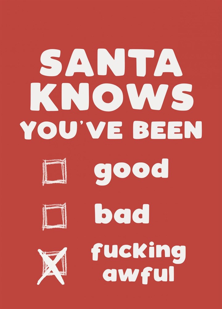 Fucking Awful Christmas Card