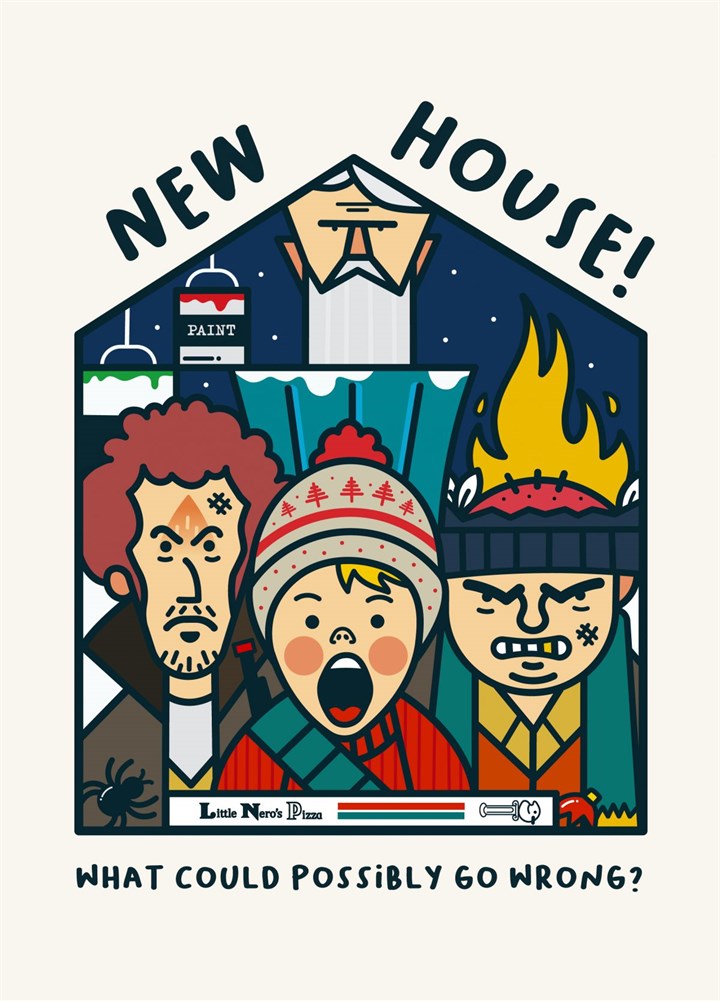 Home Alone New House! What Could Possibly Go Wrong? Card