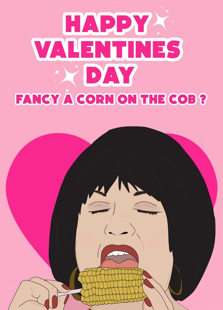 Nessa Gavin And Stacey Corn Valentine's Day Card