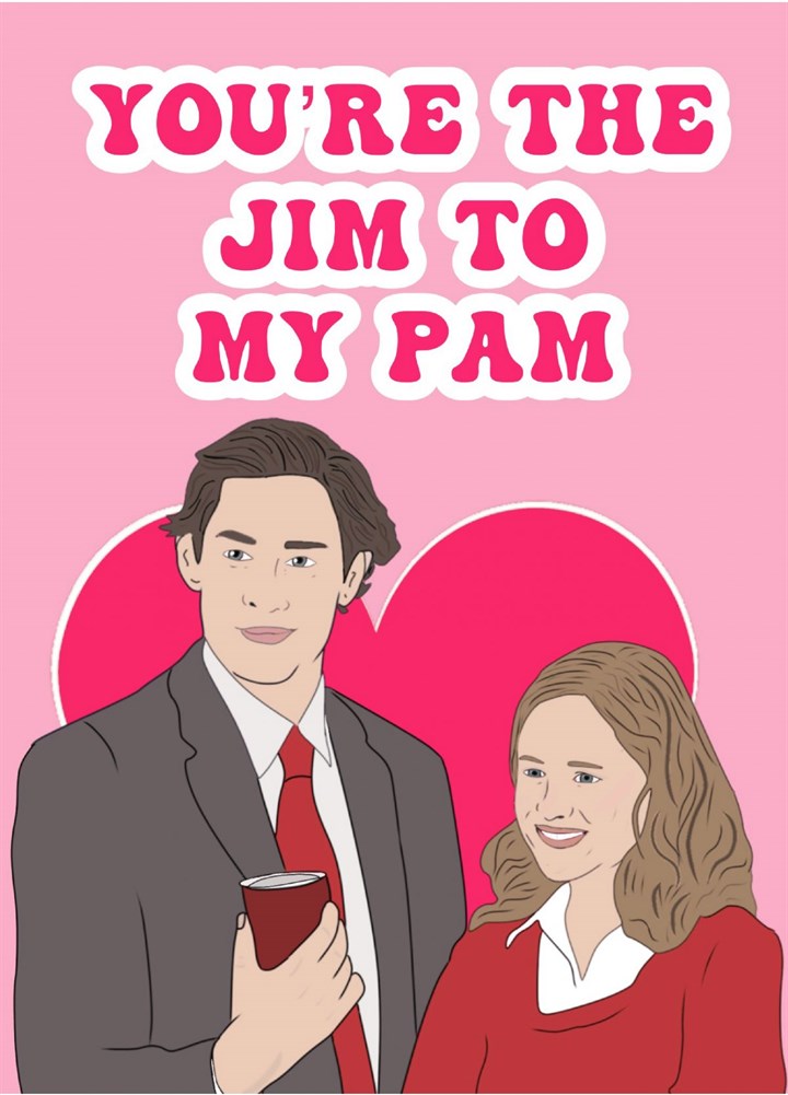 Jim And Pam The Office Valentine's Day Card