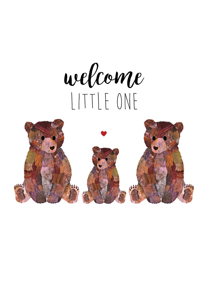Bear Cub New Baby Card