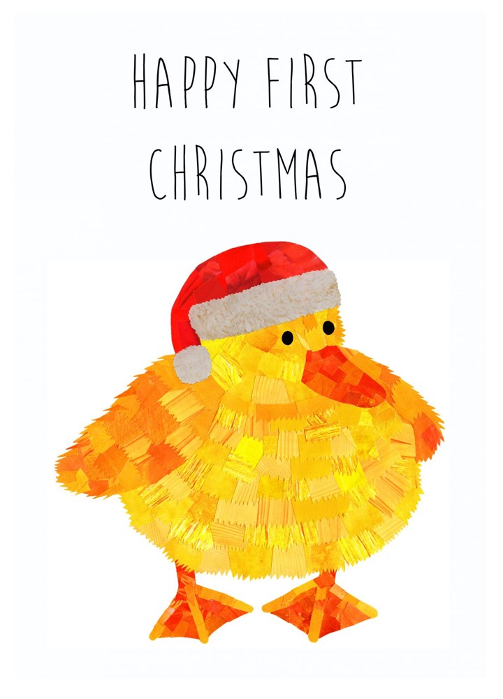 First Christmas Duckling Card