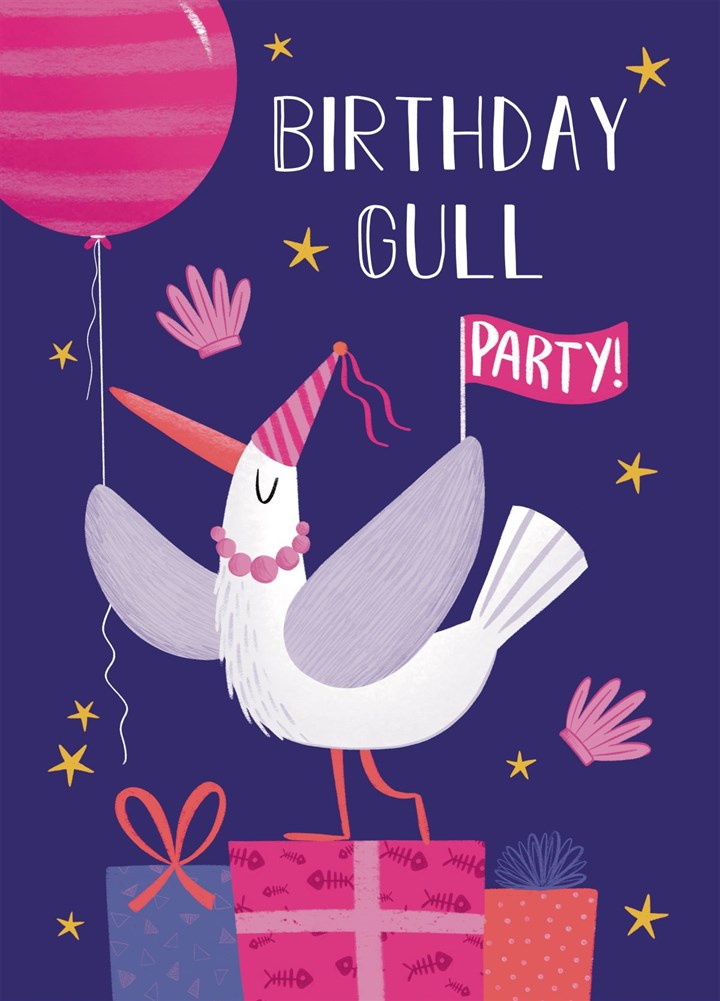 Seagull Birthday Gull Card