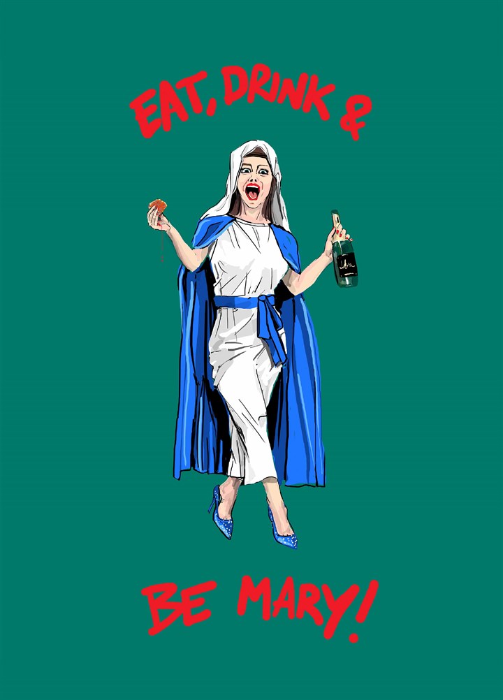 Eat Drink And Be Mary Card