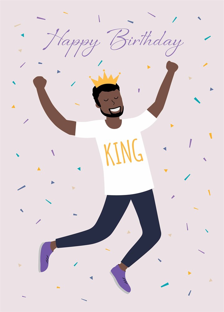 Happy Birthday King Card