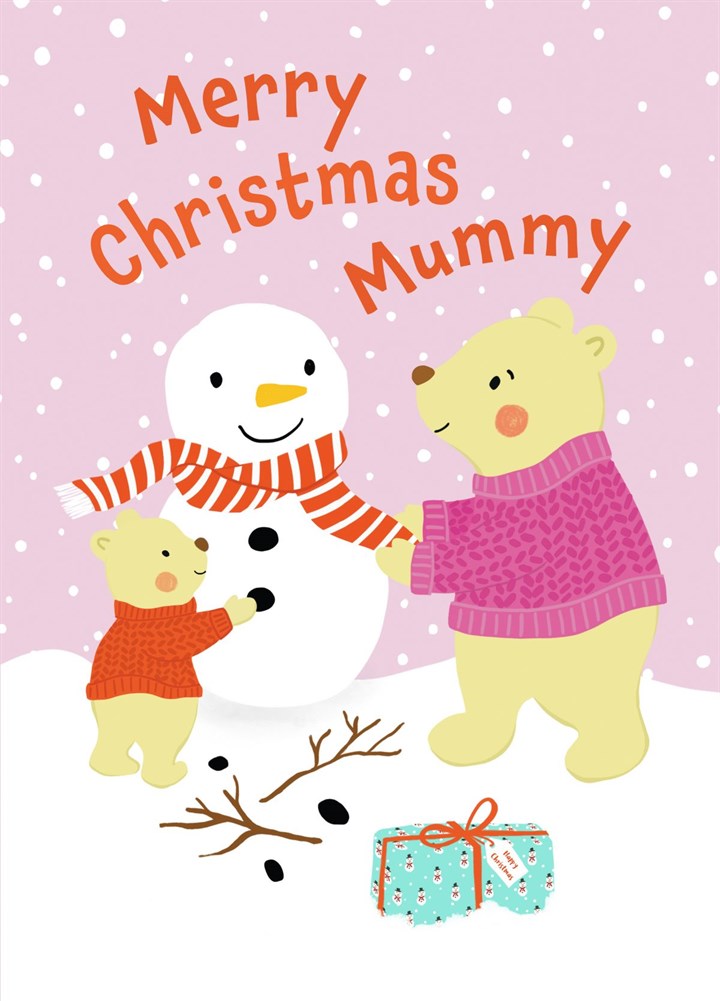Merry Christmas Mummy Card