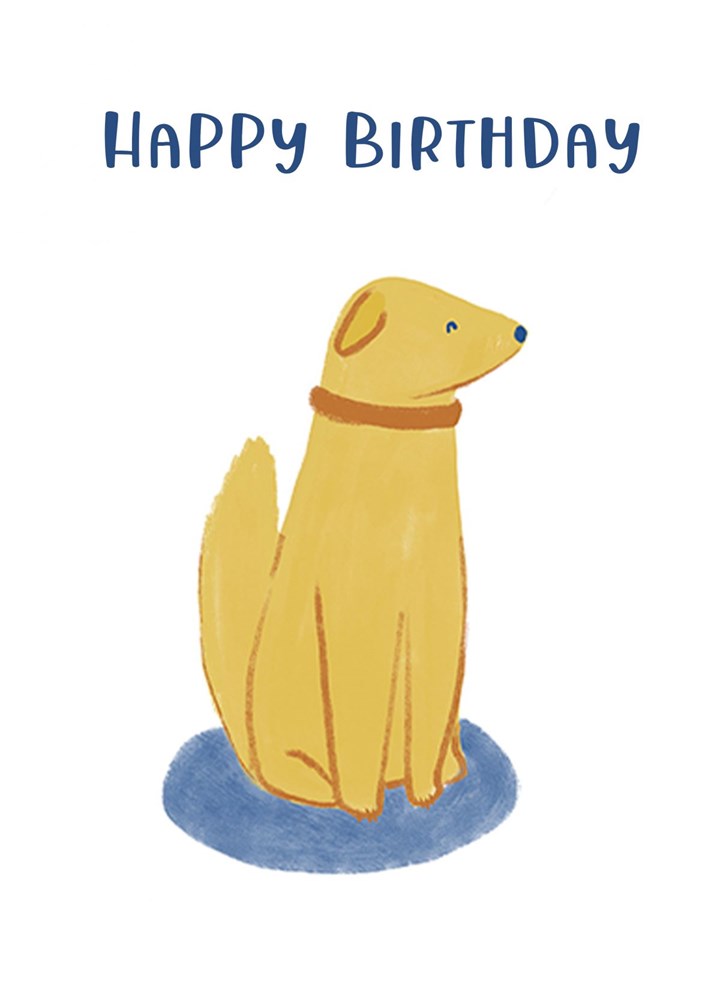 Little Dog Birthday Card