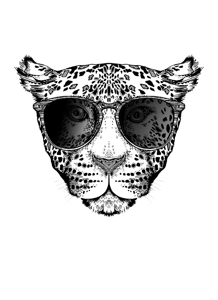 Cool Cheetah Card