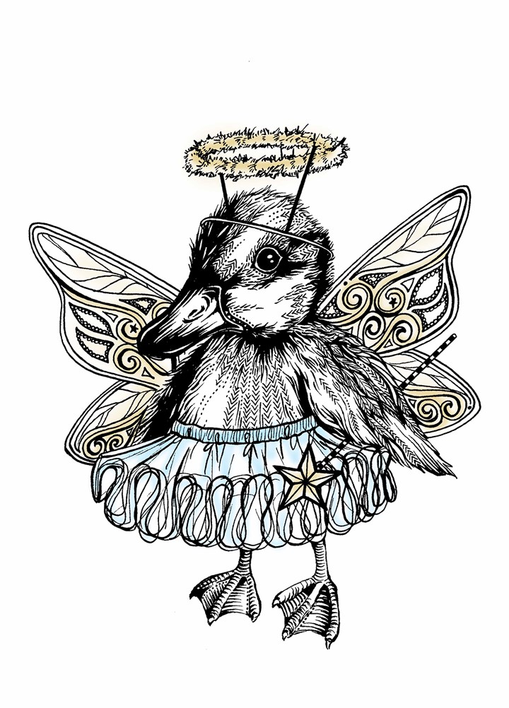 Fairy Duckling Card