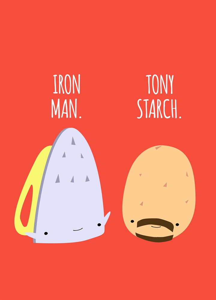 Iron Man & Tony Starch Card
