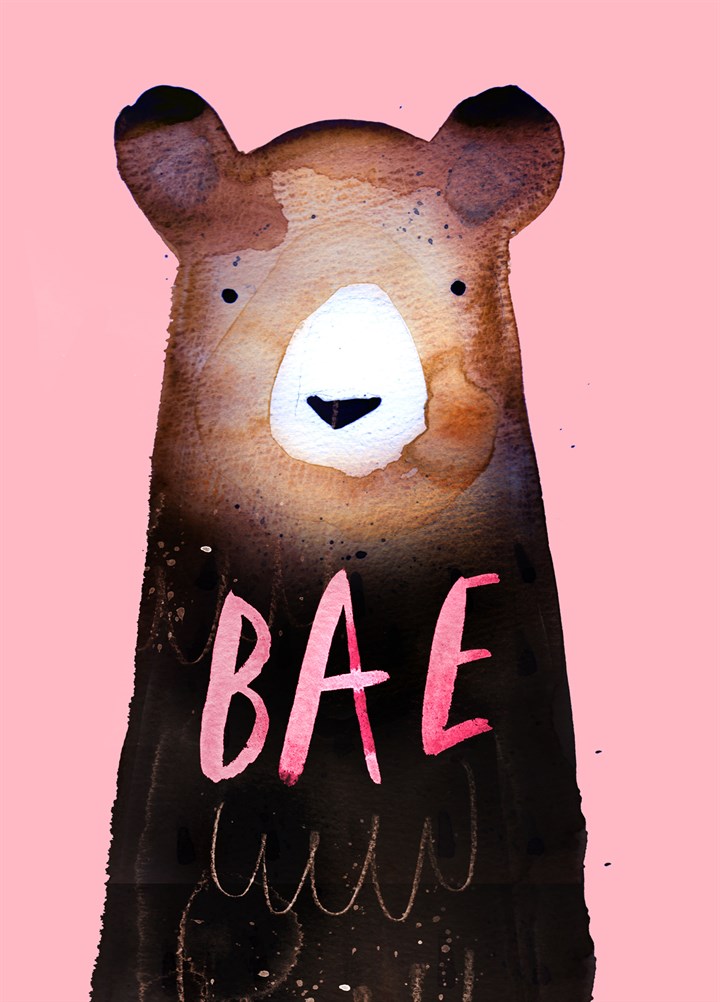 Bae Bear Card