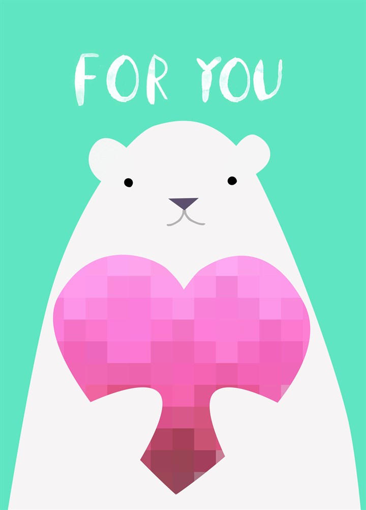 For You Bear Card