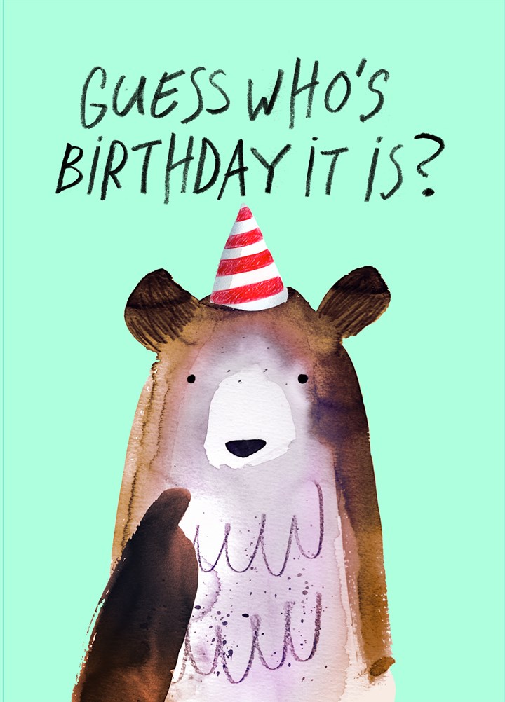 Guess Birthday Card