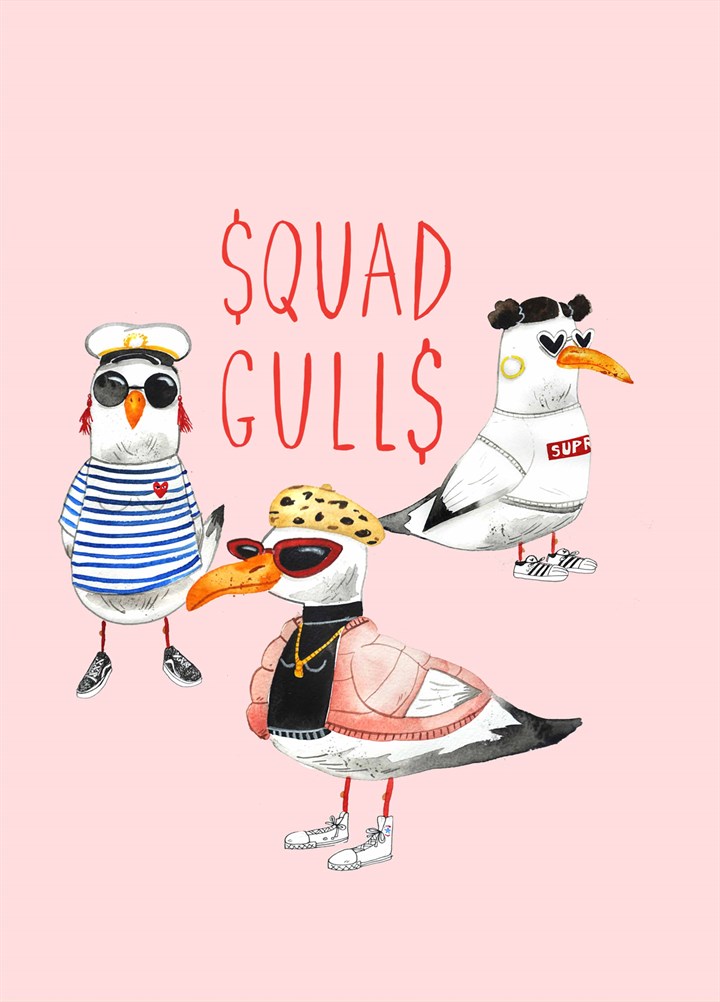 Squad Gulls Card