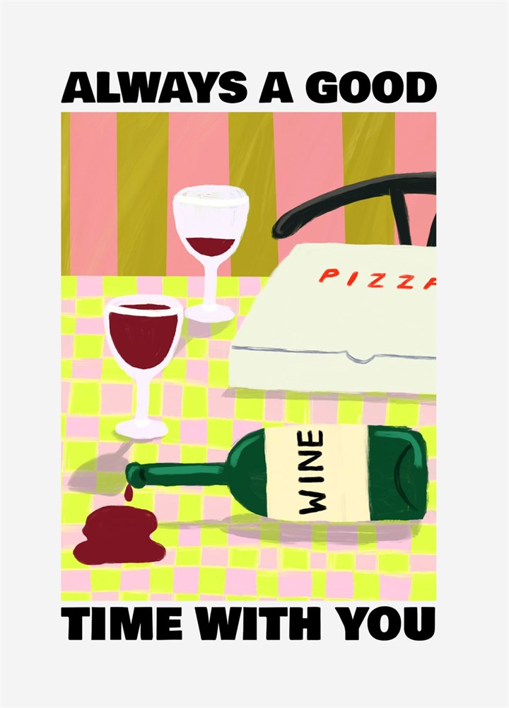Good Time Wine Card