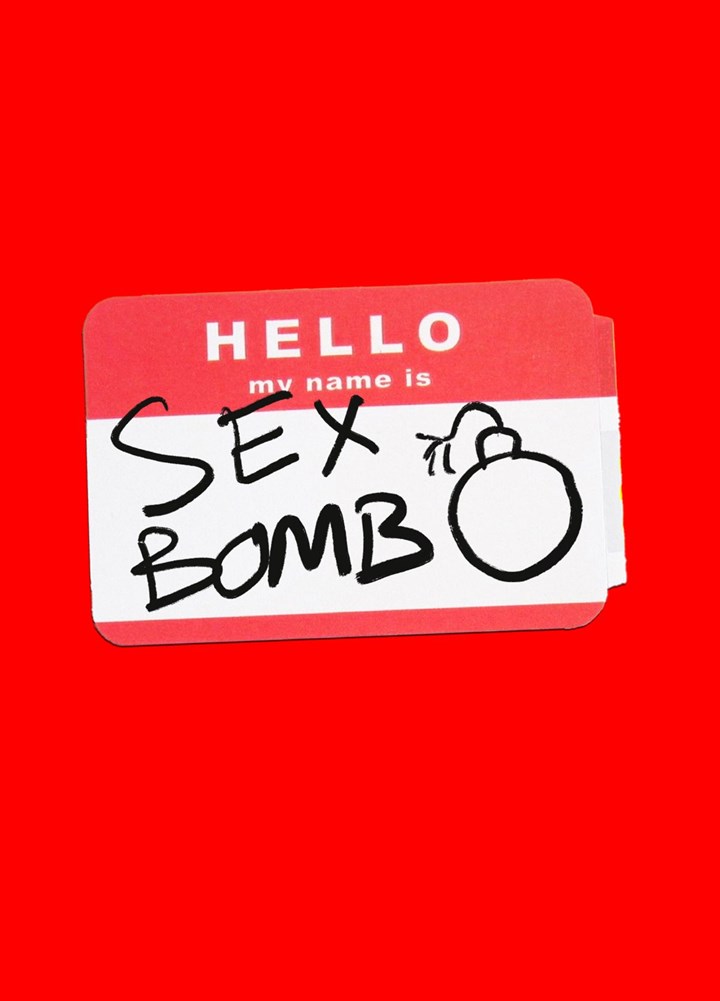 Name Is Sex Bomb Card