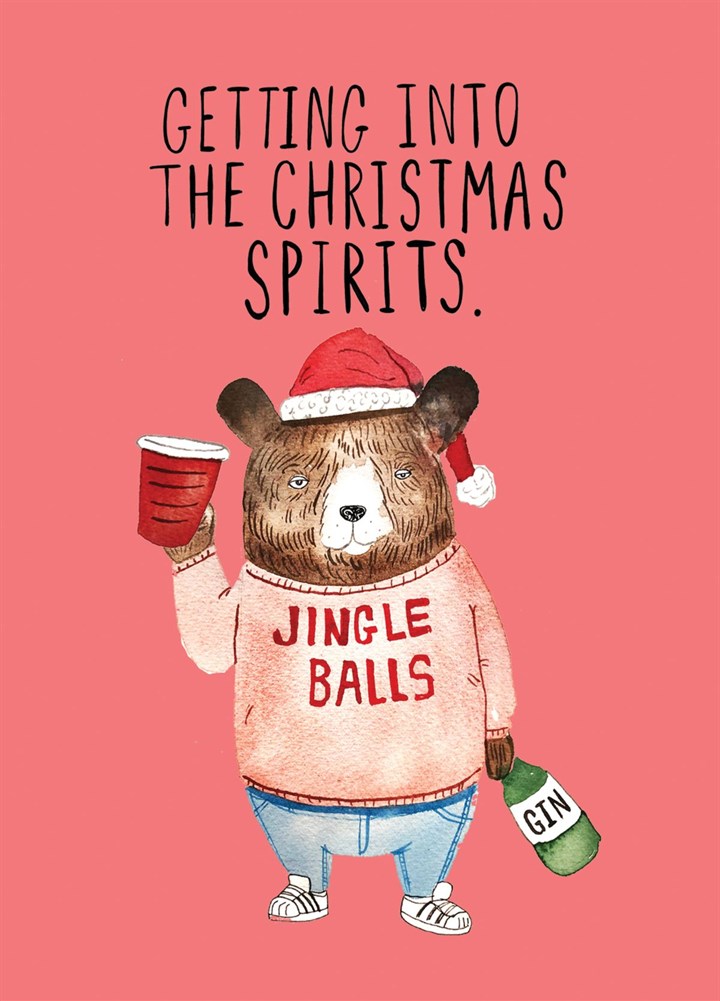 Christmas Spirits Card