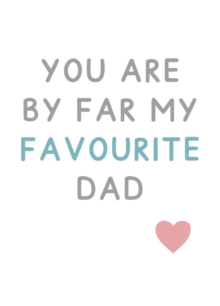 Favourite Dad Card