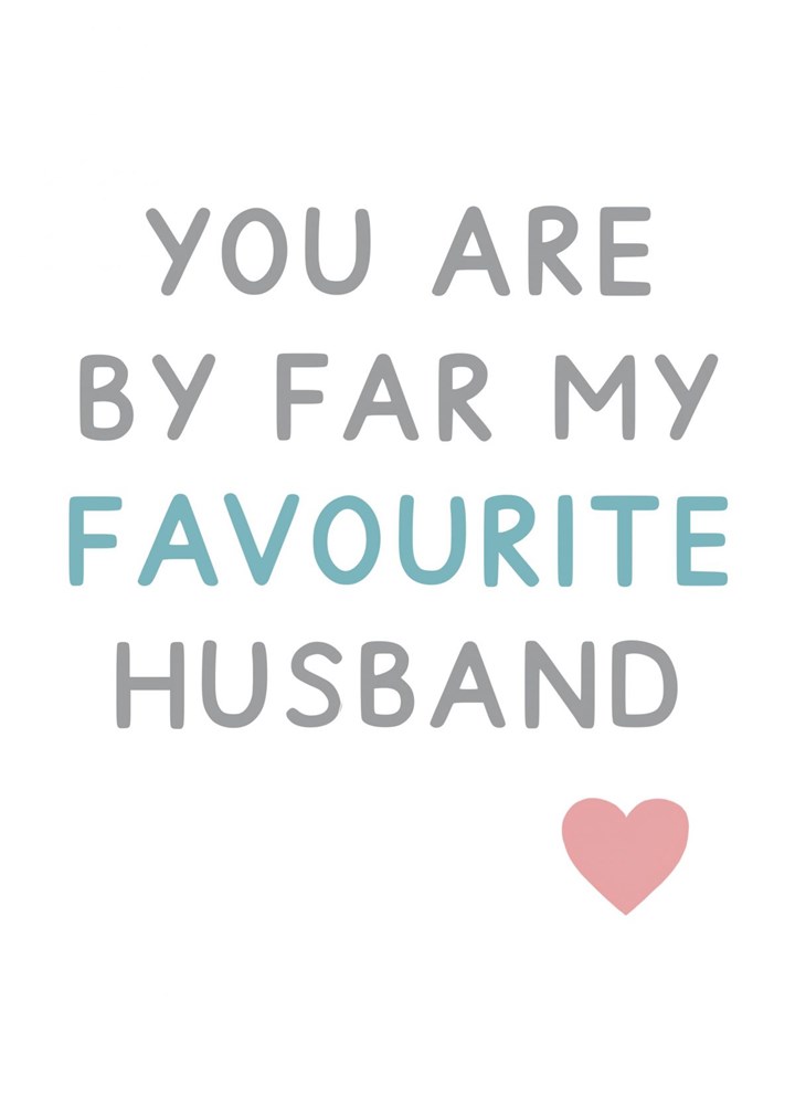 Favourite Husband Card