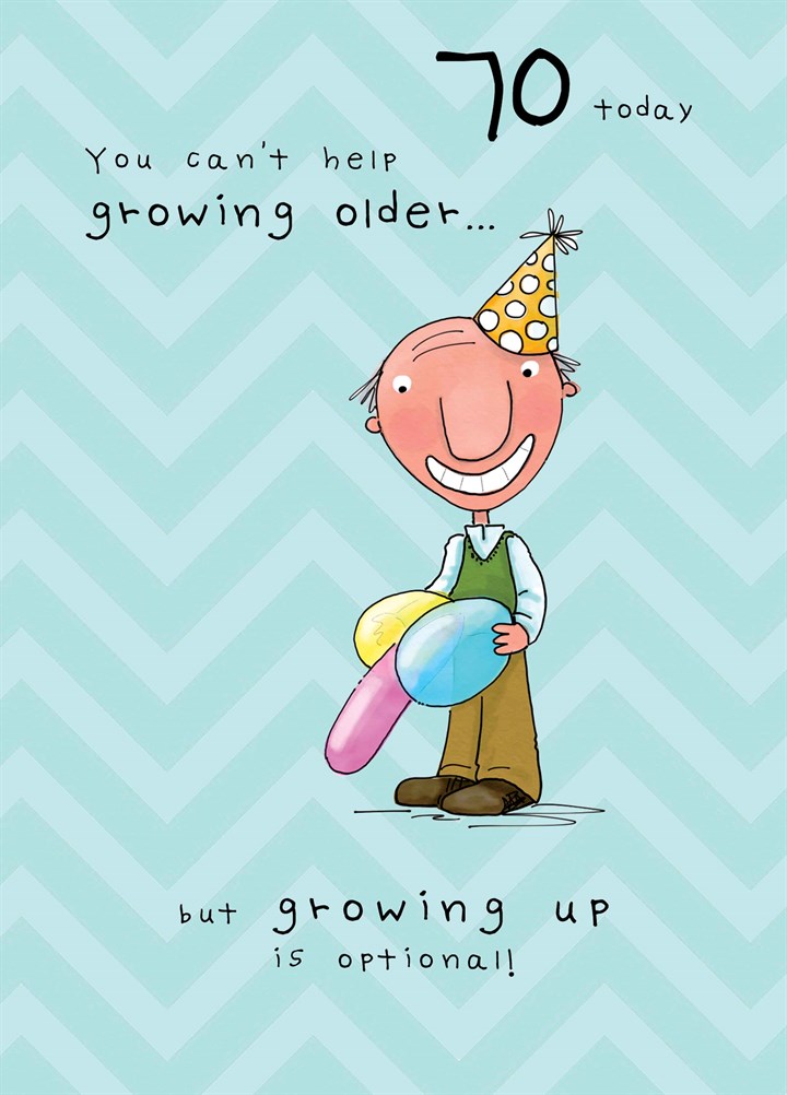 Growing Up Is Optional Card