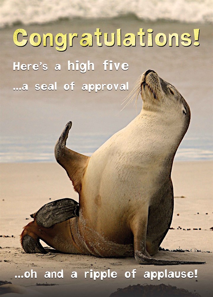 Seal Of Approval Card