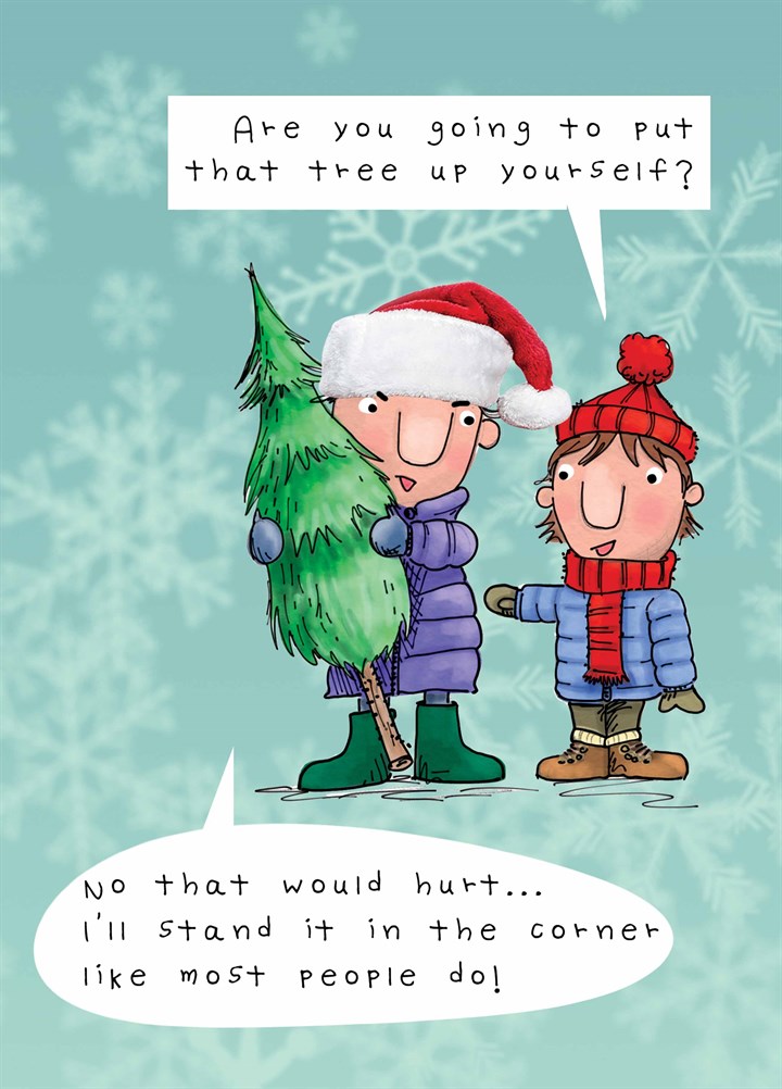 Put The Tree Up Card