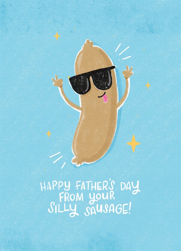 Silly Sausage Father's Day Card