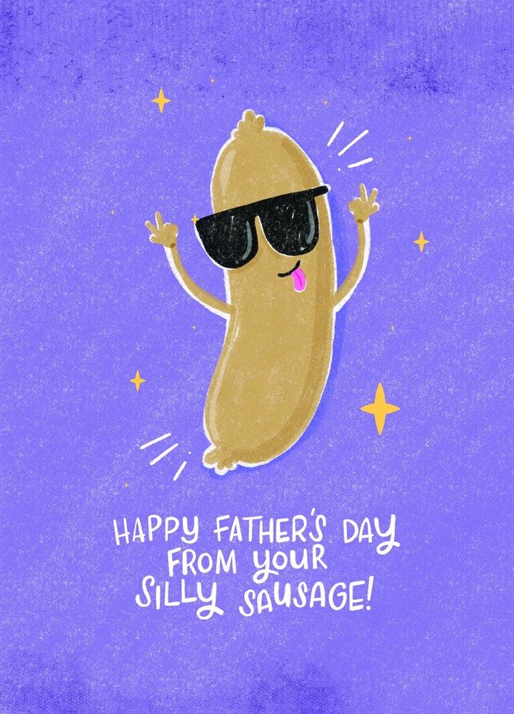 Silly Sausage Father's Day Card