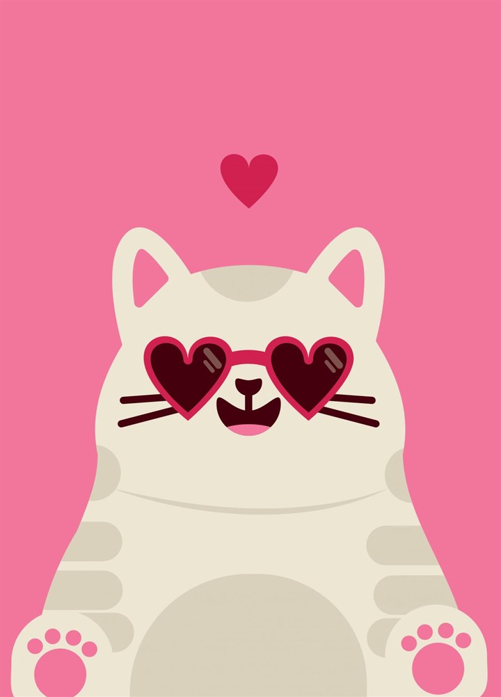 Cute Love Cat Card