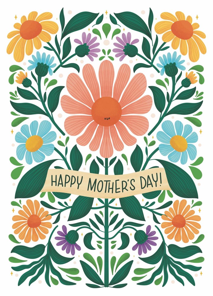 Cute, Floral Mother's Day Card