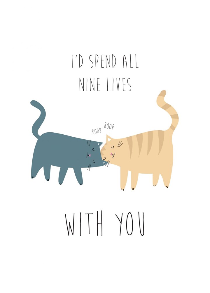 Nine Lives With You Card
