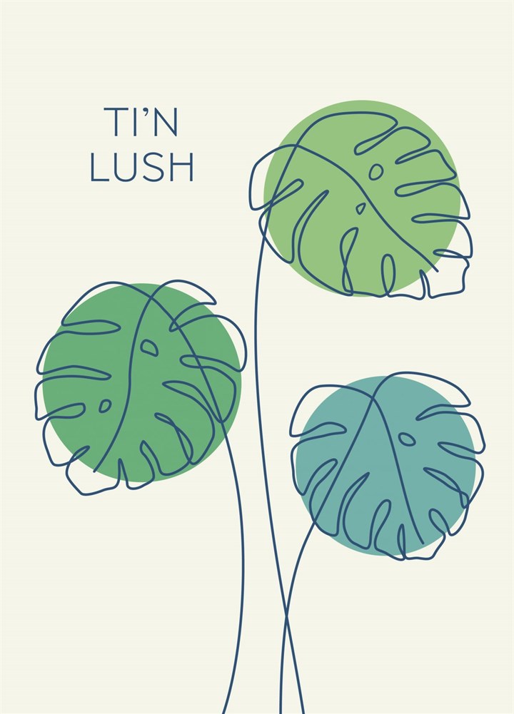 Ti'n Lush Leaves Card