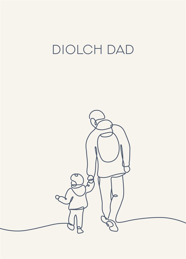 Diolch Dad Card