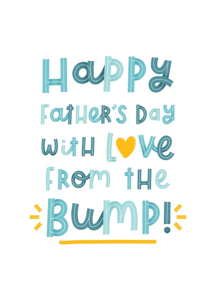 Happy Father's Day From The Bump Card
