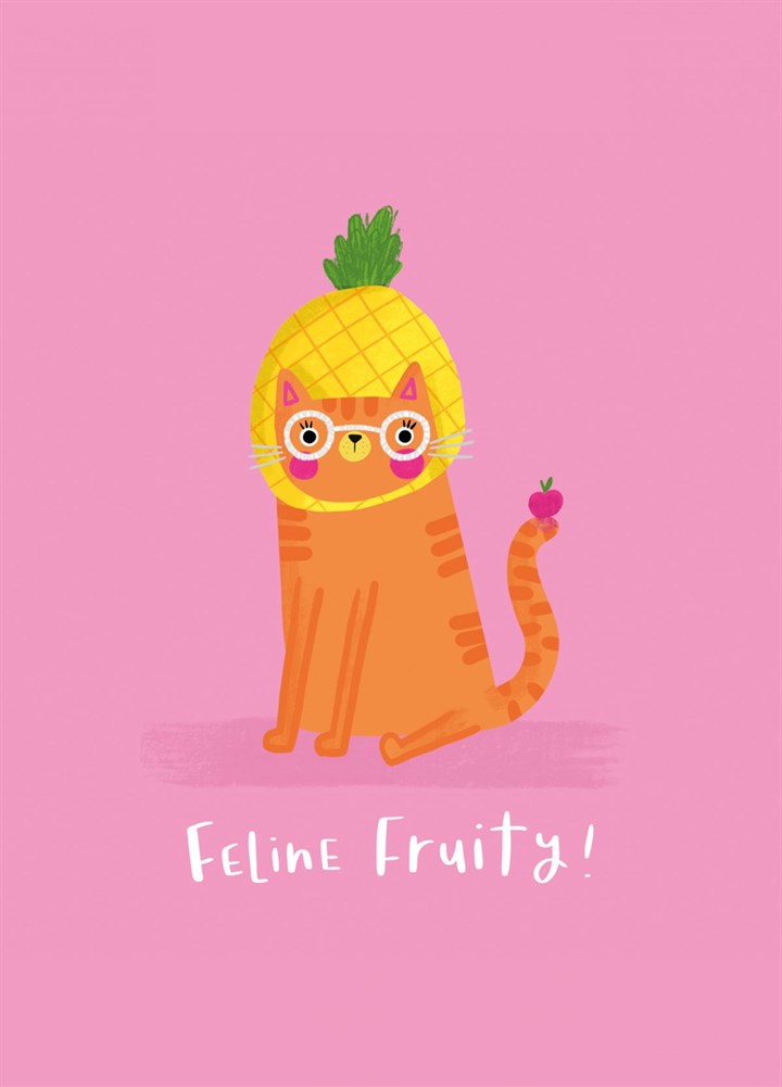 Feline Fruity Card