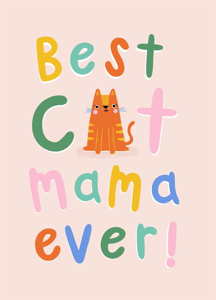 Best Cat Mama Ever! Card